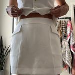 Conjunto Feminino Colete e Shorts Saia - Off White