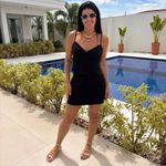 Conjunto Feminino Cropped e Shorts Saia - Preto