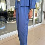 Conjunto Feminino Jaqueta e Calça Viés - Azul Ocean