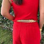 Conjunto Feminino Marante Nervuras - Vermelho