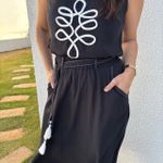 Conjunto Feminino Viscose - Preto