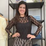 Conjunto Feminino Renda Aladim - Preto