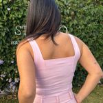 Cropped Feminino Poliamida com Alça - Rosa Baby 