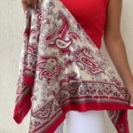 Lenço Feminino Estampado - Vermelho