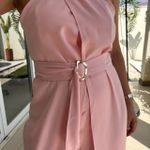 Macacão Feminino Milan com Cinto - Rosa Bebê