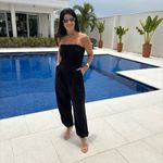 Macacão Feminino Tomara que Caia Aladim - Preto