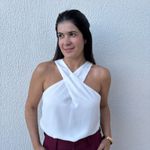 Regata Feminina Cruzada - Off White