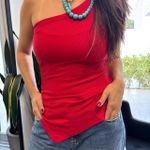 Regata Feminina Karol Canelada - Vermelho