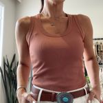 Regata Feminina Poliamida Canelada - Marrom