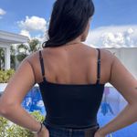 Regata Feminina Poliamida Detalhe Busto - Preto