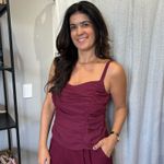 Regata Feminina Viscolinho Franzido - Vinho