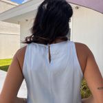 Regata Feminina Viscose Sarjada com Botão - Azul Bebê