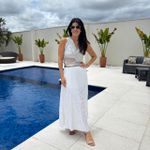 Saia Feminina Longa Paetê - Branco