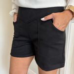 Shorts Feminino Suede - Preto