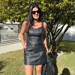 Shorts Saia Feminino Couro - Preto