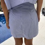 Shorts Saia Feminino Listrado - Azul