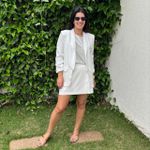 Shorts Saia Feminino Winter - Off White