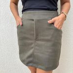 Shorts Saia Feminino Suede - Militar