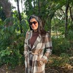 Sobretudo Feminino Xadrez - Caramelo