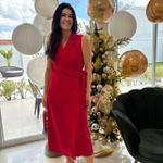 Vestido Feminino Amarração - Vermelho
