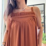 Vestido Feminino Amplo Nervuras - Amêndoa