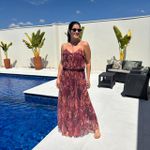 Vestido Feminino Boho Longo - Vinho