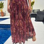 Vestido Feminino Boho Longo - Vinho