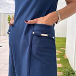 Vestido Feminino Cordão - Marinho