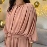 Vestido Feminino Duplo Franzido - Nude