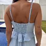 Vestido Feminino Listrado - Azul