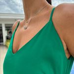 Vestido Feminino Longo Barra Assimétrica - Verde