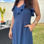Vestido Feminino Longo - Marinho