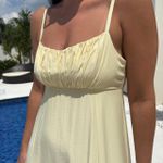 Vestido Feminino Silk Pregas Busto - Manteiga
