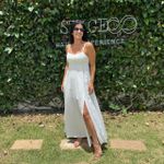 Vestido Feminino Silk Pregas Busto - Off White