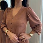 Vestido Feminino Suede - Marrom