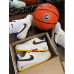 Tenis Nike Air Force Lakers Uva