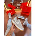 Tênis Nike Air Force Cinza/Branco