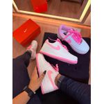Tenis Nike Air Force Branco/Pink