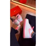 Tenis Nike Air Force Branco/Pink