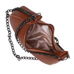 Bolsa Meia-Lua com Corrente Dupla – Inspiração Blogueira 