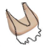 Bolsa Meia-Lua com Corrente Dupla – Inspiração Blogueira