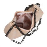 Bolsa Meia-Lua com Corrente Dupla – Inspiração Blogueira