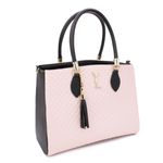 Bolsa Alça Dupla + Carteira Cor Rosa