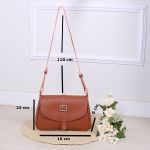 Bolsa Crossbody Baguete Detalhe strass 