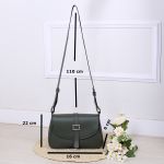 Bolsa Crossbody Baguete Detalhe strass 