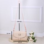 Bolsa Crossbody Baguete Detalhe strass 