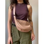 Bolsa Meia Lua Gorgurão – estilo e conforto em uma só peça 