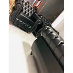 Poltrona Chesterfield Conde 1,00 mtr Courino premium Preto Yasbelly Decor 