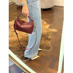  Bolsa Trançada Média - Vinho 