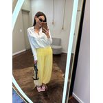 Calça Aladim 2 em 1 - Amarela